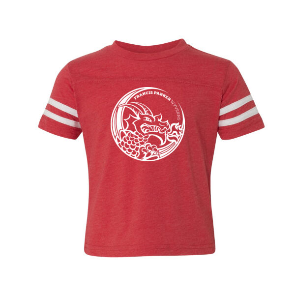 Toddler Football Fine Jersey Tee - Printed Logo Thumbnail