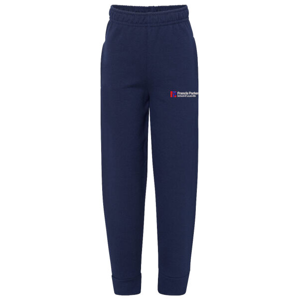 Youth NuBlend Jogger Fleece Pants - Embroidered Logo Thumbnail