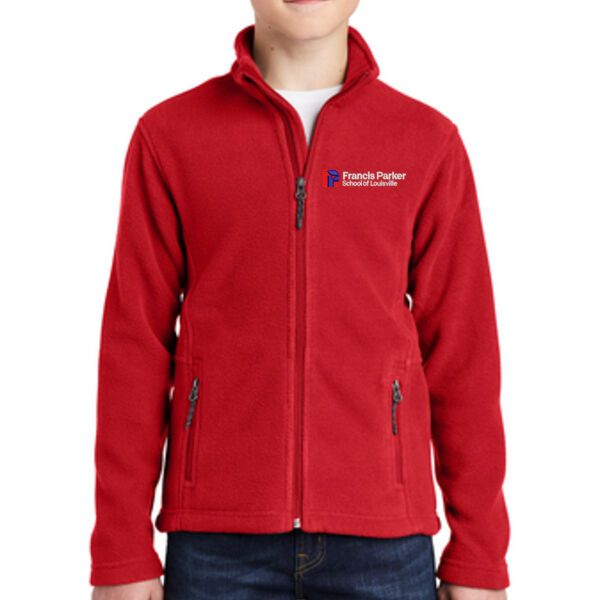 Port Authority Youth Value Fleece Jacket - Embroidered Logo Thumbnail