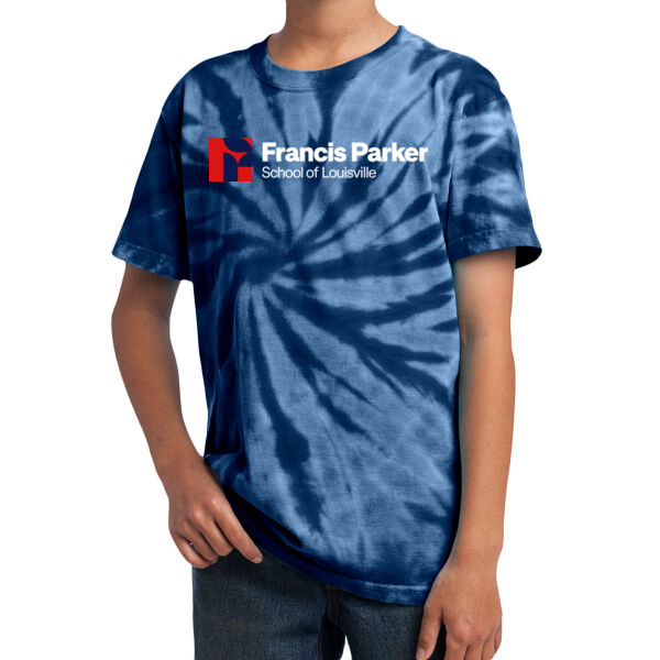 Youth Tie-Dye Tee - Screen Print Logo Thumbnail