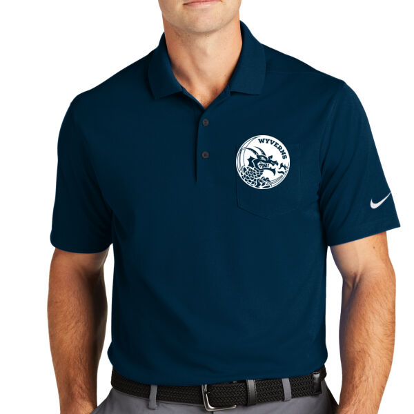 Nike Dri-Fit Micro Pique 2.0 Pocket Polo - Printed Logo Thumbnail