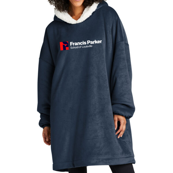 Port Authority® Mountain Lodge Wearable Blanket - Embroidered Logo Thumbnail