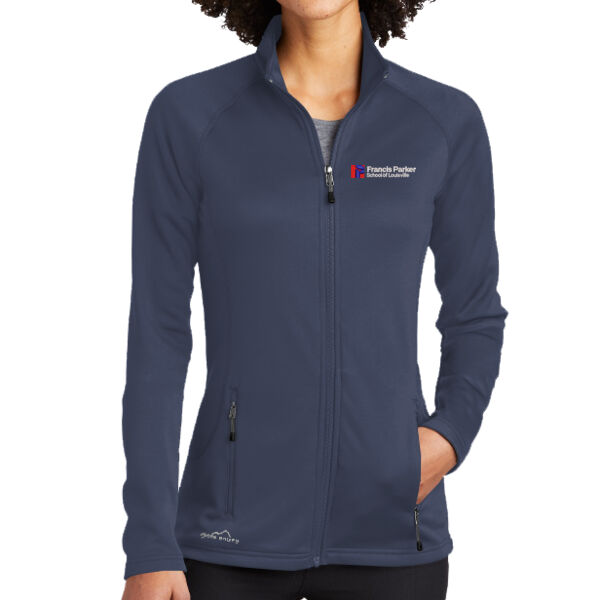 Eddie Bauer Ladies Smooth Fleece Full-Zip - Embroidered Logo Thumbnail