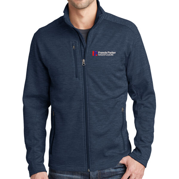 Digi Stripe Fleece Jacket - Embroidered Logo Thumbnail
