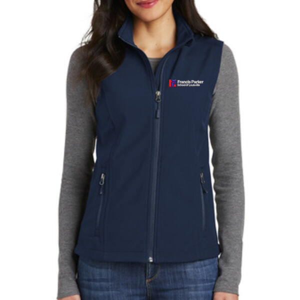 Ladies Core Soft Shell Vest - Embroidered Logo Thumbnail