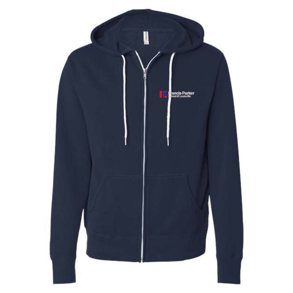 Independent Trading Co. - Unisex Lightweight Full-Zip Hooded Sweatshirt - Embroidered Logo Thumbnail