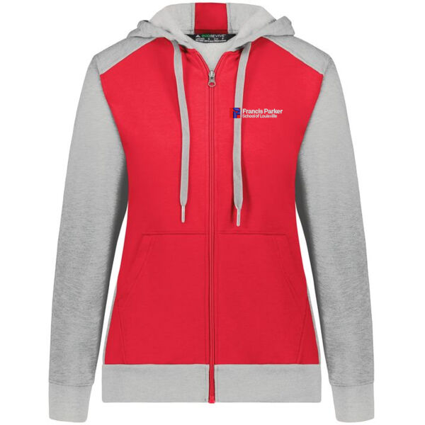 Augusta - Ladies Three-Season Fleece Full Zip Hoodie - Embroidered Logo Thumbnail