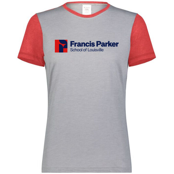 Augusta - Ladies Gameday Vintage Ringer Tee - Screen Print Logo Thumbnail