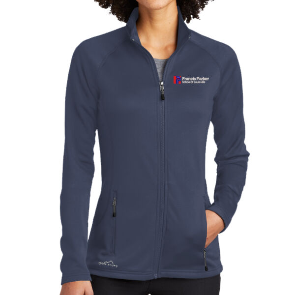 **CLOSEOUT ITEM** Ladies Smooth Fleece Full Zip - Embroidered Logo Thumbnail
