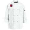 Eight Knot Button Chef Coat with Thermometer Pocket Thumbnail