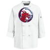 Eight Knot Button Chef Coat with Thermometer Pocket Thumbnail