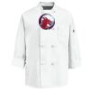Eight Knot Button Chef Coat with Thermometer Pocket Thumbnail