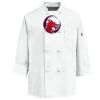 Eight Knot Button Chef Coat with Thermometer Pocket Thumbnail