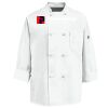 Eight Knot Button Chef Coat with Thermometer Pocket Thumbnail