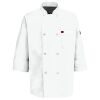 Button Chef Coat with Thermometer Pocket Thumbnail