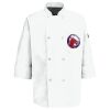 Button Chef Coat with Thermometer Pocket Thumbnail