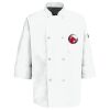 Button Chef Coat with Thermometer Pocket Thumbnail