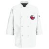 Button Chef Coat with Thermometer Pocket Thumbnail