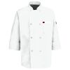 Button Chef Coat with Thermometer Pocket Thumbnail