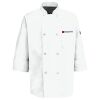 Eight Pearl Button Chef Coat with Thermometer Pocket Thumbnail