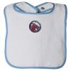 Infant Contrast Trim Terry Bib Thumbnail