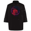 Ten Pearl Button Black Chef Coat Thumbnail