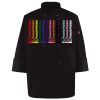 Ten Pearl Button Black Chef Coat Thumbnail
