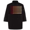 Ten Pearl Button Black Chef Coat Thumbnail