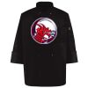 Ten Pearl Button Black Chef Coat Thumbnail