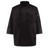 Black Knot Button Chef Coat Thumbnail