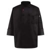 Black Knot Button Chef Coat Thumbnail